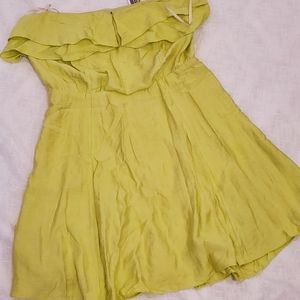 NWT BCBG Generation CITRON Yellow Strapless Dress size 12. Offers are welcome.